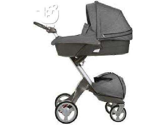 PoulaTo: Stokke Xplory Stroller: Xplory Stroller - Black Melange